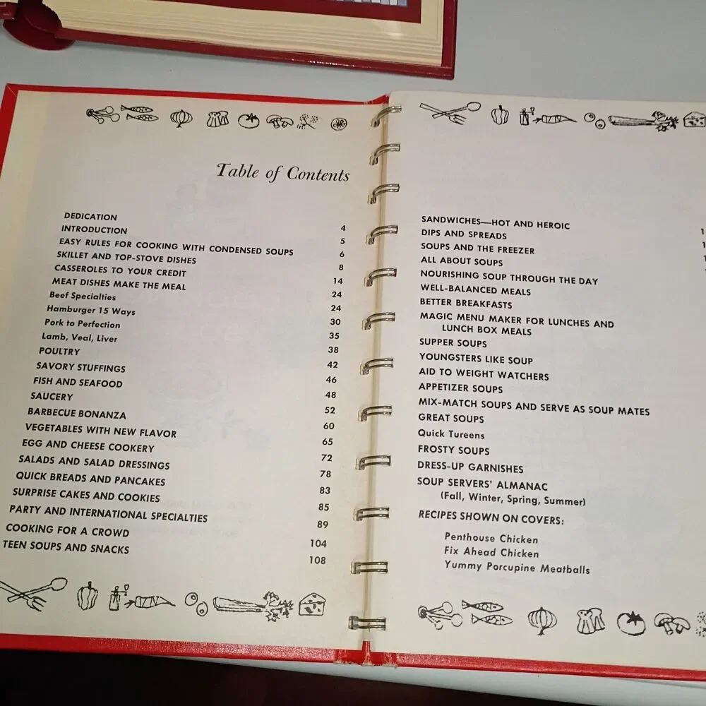 Lot 3 Vintage Cookbook-Best of Michigan-Grandma's Casseroles-A Campbell Cookbook